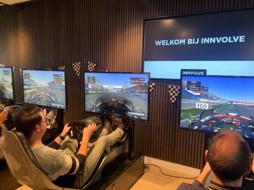 Recruitment event met formule 1 simulator