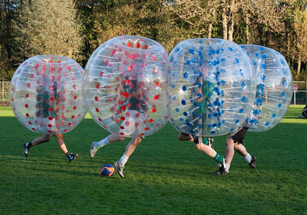 Bubbelvoetbal standaard event van WePlay United